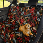 Old School Tattoo Print Pet Car Back Seat Cover