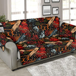 Old School Tattoo Print Sofa Protector