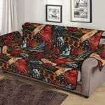 Old School Tattoo Print Sofa Protector