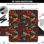 Old School Tattoo Print Sofa Protector