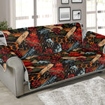 Old School Tattoo Print Sofa Protector