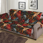 Old School Tattoo Print Sofa Protector