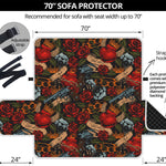 Old School Tattoo Print Sofa Protector