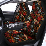 Old School Tattoo Print Universal Fit Car Seat Covers