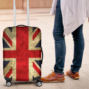 Old Union Jack British Flag Print Luggage Cover GearFrost