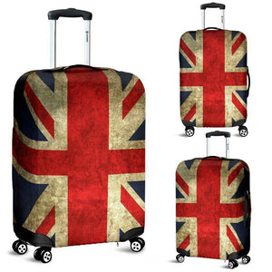 Old Union Jack British Flag Print Luggage Cover GearFrost