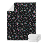 Om Sign Pattern Print Blanket