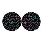 Om Sign Pattern Print Car Coasters