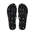 Om Sign Pattern Print Flip Flops