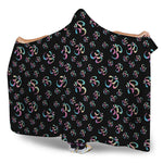 Om Sign Pattern Print Hooded Blanket