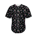Om Sign Pattern Print Men's Baseball Jersey