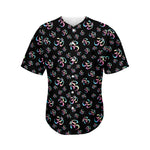 Om Sign Pattern Print Men's Baseball Jersey