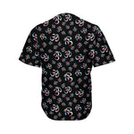 Om Sign Pattern Print Men's Baseball Jersey