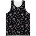 Om Sign Pattern Print Men's Tank Top