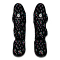 Om Sign Pattern Print Muay Thai Shin Guards