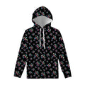 Om Sign Pattern Print Pullover Hoodie