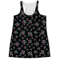 Om Sign Pattern Print Women's Racerback Tank Top