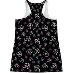 Om Sign Pattern Print Women's Racerback Tank Top
