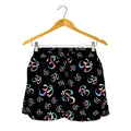 Om Sign Pattern Print Women's Shorts