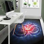 Om Sign Print Area Rug