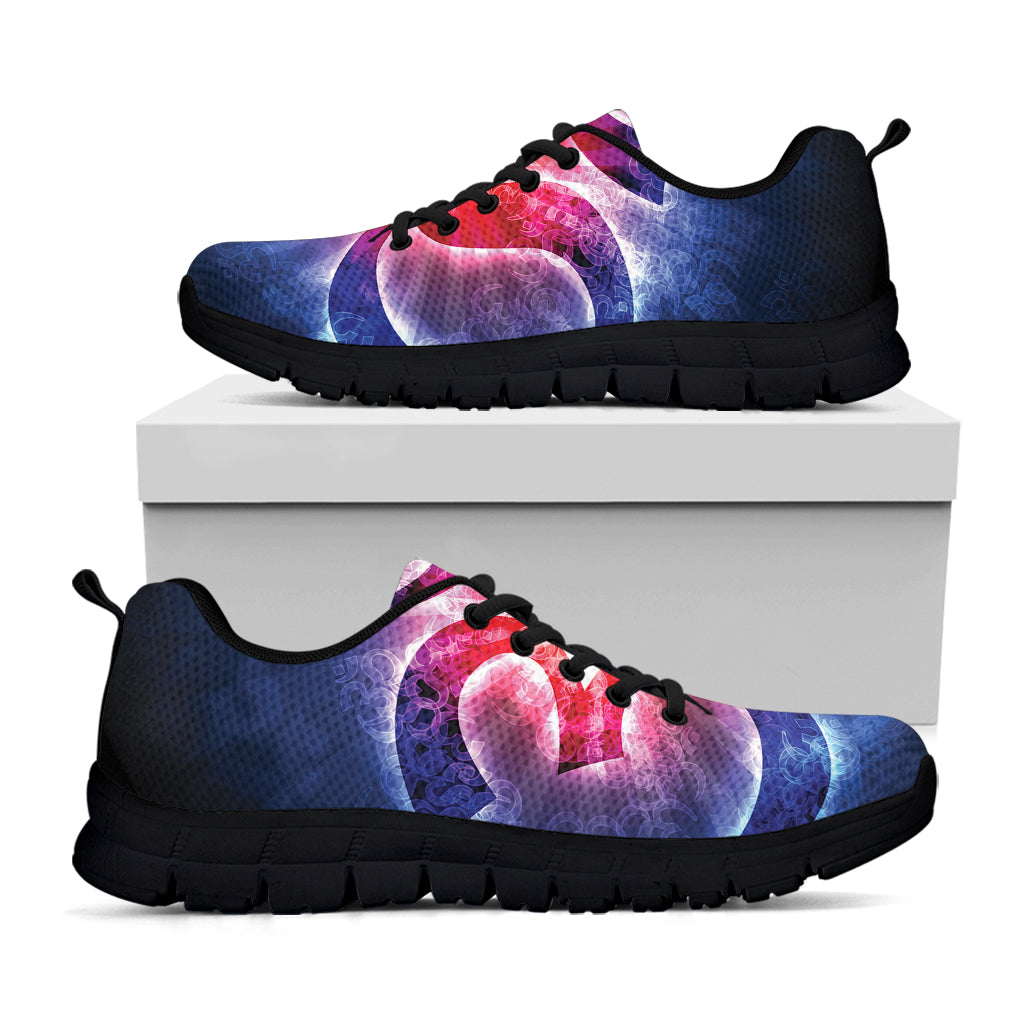 Om Sign Print Black Sneakers
