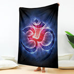 Om Sign Print Blanket