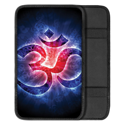 Om Sign Print Car Center Console Cover