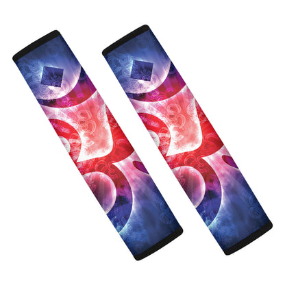 Om Sign Print Car Seat Belt Covers