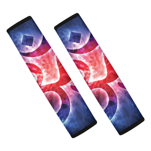 Om Sign Print Car Seat Belt Covers