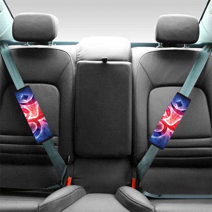 Om Sign Print Car Seat Belt Covers