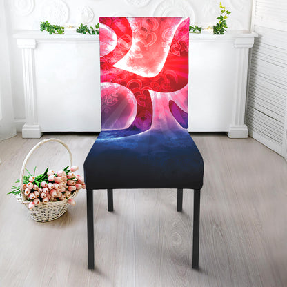 Om Sign Print Dining Chair Slipcover