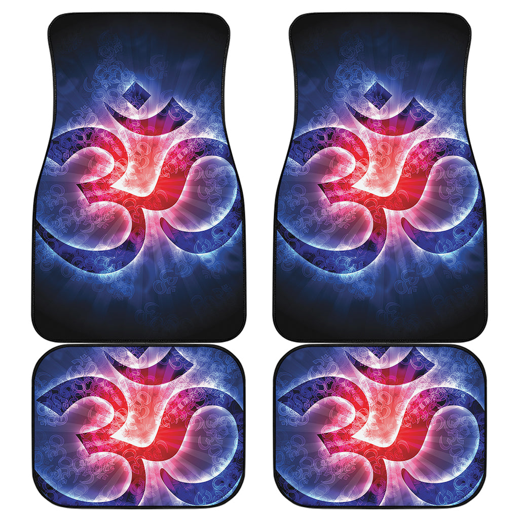 Om Sign Print Front and Back Car Floor Mats