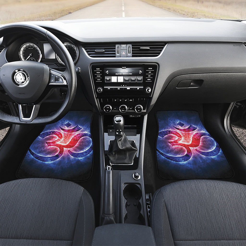 Om Sign Print Front and Back Car Floor Mats