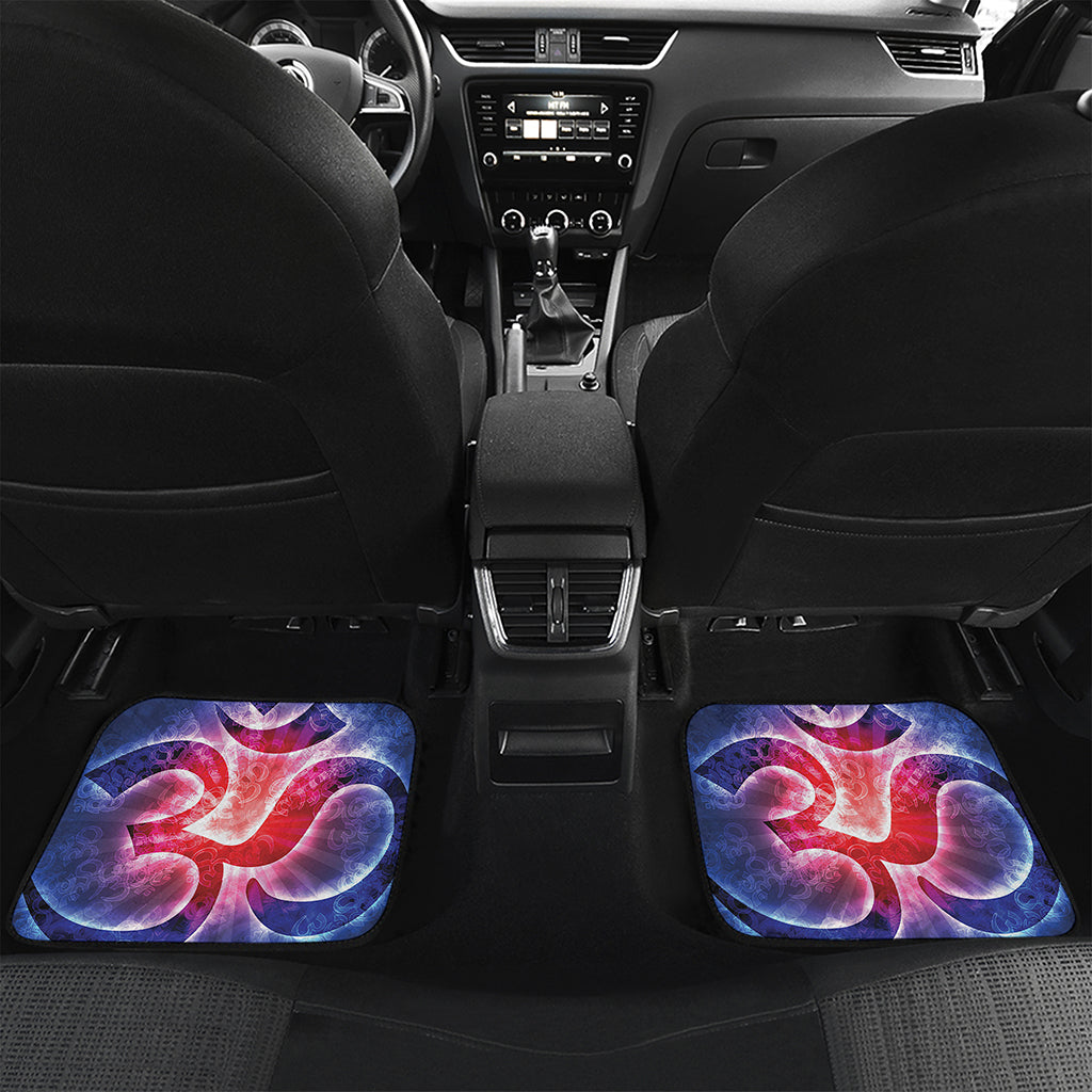 Om Sign Print Front and Back Car Floor Mats