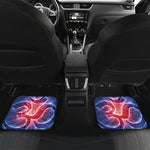 Om Sign Print Front and Back Car Floor Mats