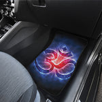 Om Sign Print Front and Back Car Floor Mats