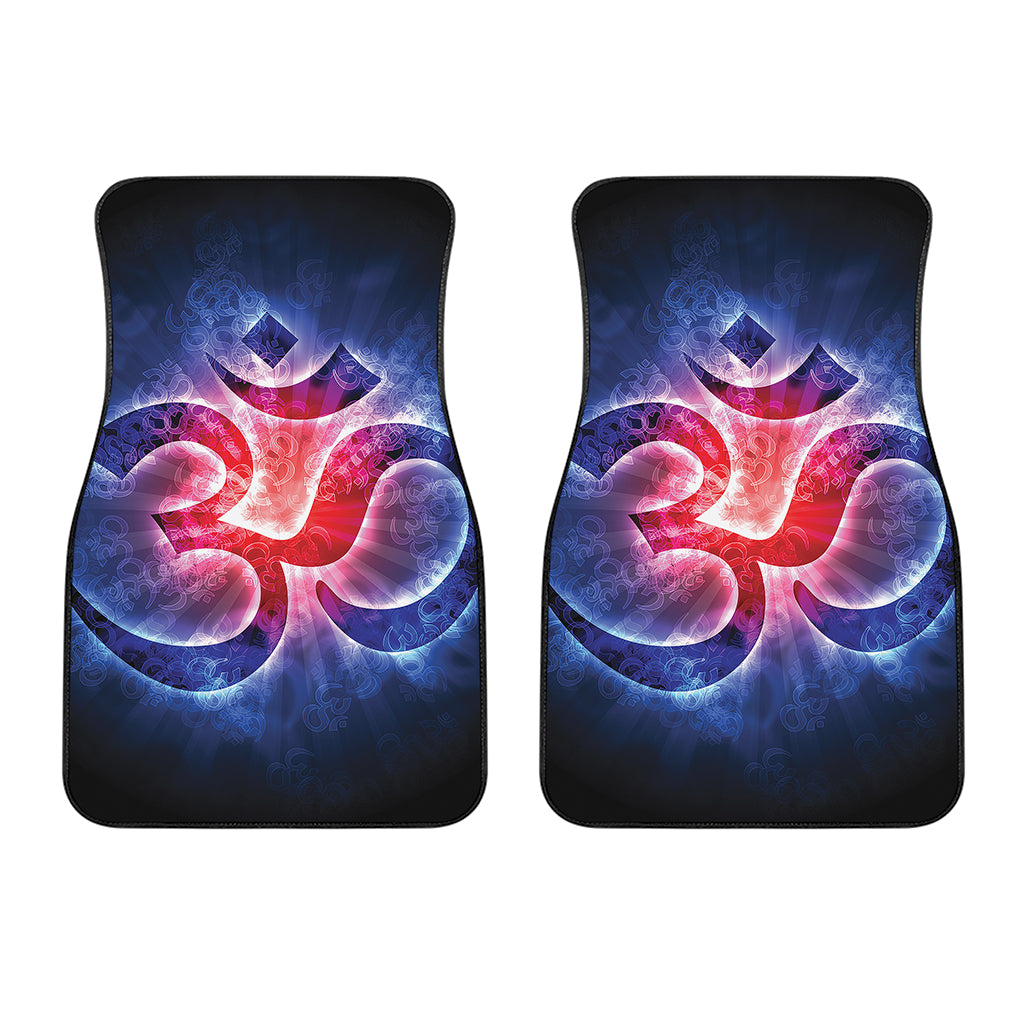 Om Sign Print Front Car Floor Mats