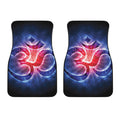 Om Sign Print Front Car Floor Mats