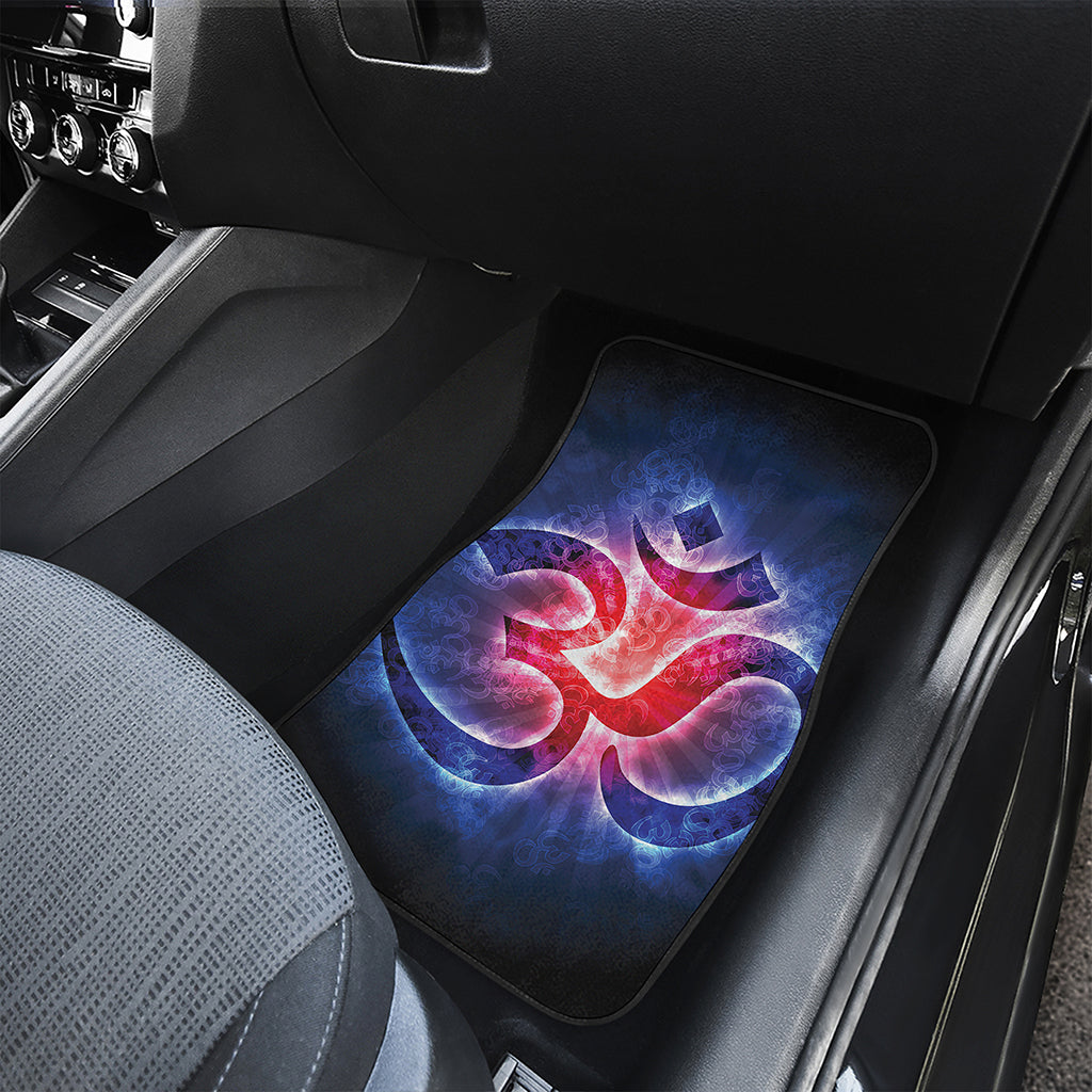 Om Sign Print Front Car Floor Mats