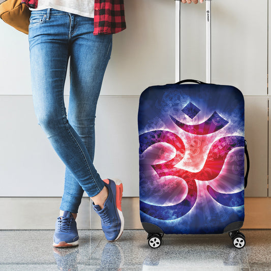 Om Sign Print Luggage Cover