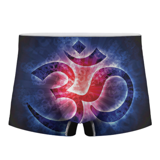Om Sign Print Men's Boxer Briefs