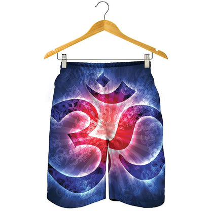 Om Sign Print Men's Shorts