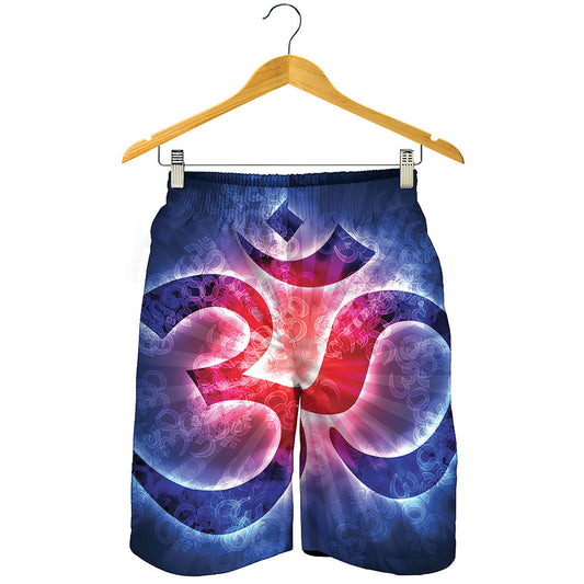 Om Sign Print Men's Shorts