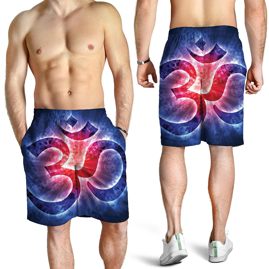 Om Sign Print Men's Shorts