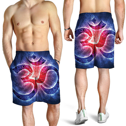 Om Sign Print Men's Shorts