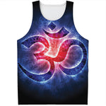 Om Sign Print Men's Tank Top