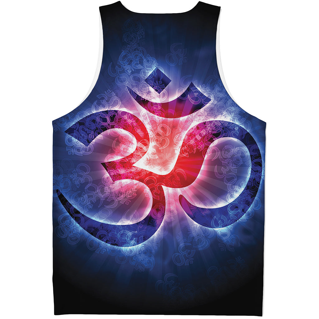 Om Sign Print Men's Tank Top