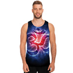 Om Sign Print Men's Tank Top