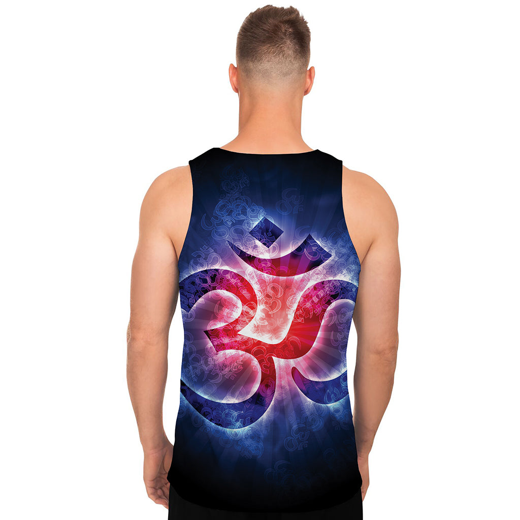 Om Sign Print Men's Tank Top