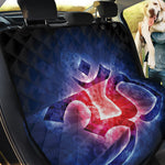 Om Sign Print Pet Car Back Seat Cover